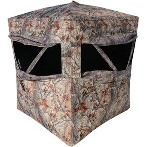 Muddy Outdoors Infinity Epic Camo Shadow Mesh Windows Black Backed Water Resistant Heavy-Duty 600 Denier Fabric Ground Blind