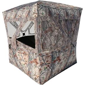 Muddy Outdoors Infinity Epic Camo Shadow Mesh Windows Black Backed Water Resistant Heavy-Duty 600 Denier Fabric Ground Blind