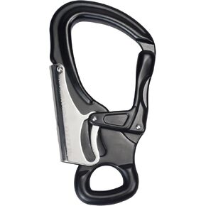 25kN Aluminum Snap Hook, CE Certified Lightweight Double Lock Captive Eye Forged Hook Clip, Rappelling Rescue Gear Equipment for Climbing, Tree Work in Kuwait