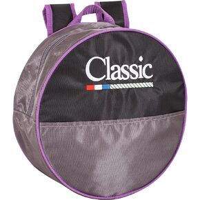 Classic Rope Kid Rope Bag, Black-Purple
