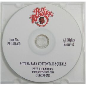 Pete Rickard's 1401CD Actual Baby Cottontail Squeals CD