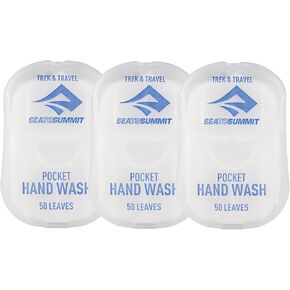 Sea to Summit Trek and Travel Pocket Hand Wash, 3-Pack