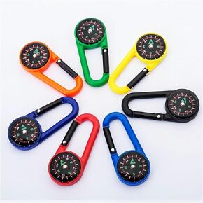 Compass keychain,pocket compass,a mini compass suitable for outdoor adventure enthusiasts,suitable for camping,hiking, fishing,and outdoor activities