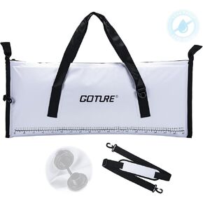 Goture Insulated Fish Cooler Bag, Leakproof Fish Kill Bag, Waterproof Fish Bag with Carry Handle and Strap, Portable Large Fishing Cooler Bag with Drain Plug, Keep Ice Cold All Day, 40inx16.5in in Kuwait