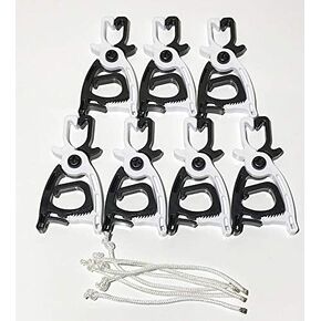 Cal Coast Fishing Retro Cull Tag Kit - Non-Puncture Fish Clips for Cull Tags and Fish Culling System, Fish Grips for Fishing Cull System, Tournament Bass Fishing Accessories, Fish Lip Gripper Kit