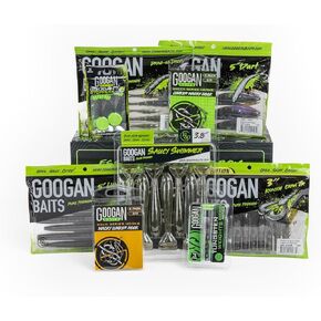 Googan Squad Essential Dangler Box | Complete Fishing Kit with Soft Bait Lures, Hooks, Weights - Ideal for Any Fishing and Tackle Box Essentials