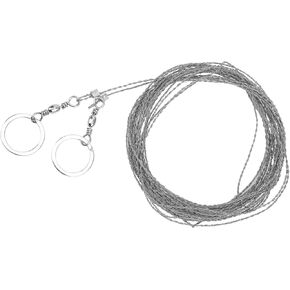Cable Saw, Wire Saw For Trees, Outdoor Fretsaw Portable 10m Steel Wire Wilderness Survival Universal Stainless Steel Saw