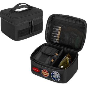 Shooting Earmuffs and Glasses Carrying Case, Soft Protective Carrying Storage Case for Earmuff and Shooting Glasses, Universal Earmuff Case for Hunting Shooting, Only Bag