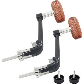 2Pcs Fishing Spinning Reel Handle Replacement, Fishing Reel Handle Grips Power Handle for Spinning Reel Handle Replacement Parts
