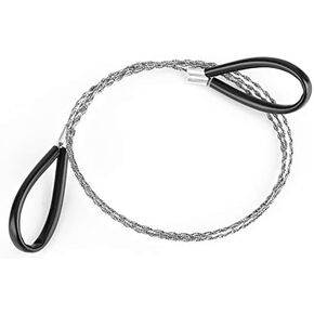 Outdoor Steel Wire Saw Scroll Camping Hiking Mini Saw Anti rust Hand Cord Saw Tool