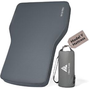Hikenture Self Inflating Sleeping Pad for Tesla Model Y, Ultra Thick Car Camping Mattress Bed for Model Y, Insulated Double Sleeping Pad with Foam, R-Value 13 Camping Pad for All Season