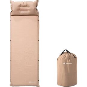 BISINNA Self-Inflating Sleeping Pad Thick Foam Sleeping Mattress with Pillow for Camping Lightweight Insulated Sleeping Mat Fast Inflating for Camping Travel Car Tent