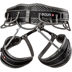 Ocun Webee Bigwall Rock Climbing Harness | 7 Gear Loop Half Body Safety Harness for Bigwall, Trad & Alpine Climbs (4 Buckle)