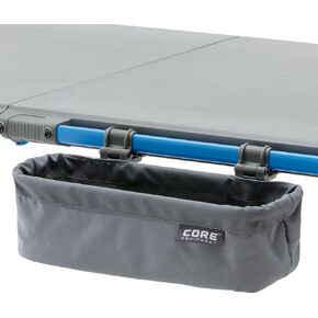 CORE Utility Basket | Fits the CORE 4 Foot Outdoor FlexRail Camp & Cook Table | Portable for Beach, Picnic, Backyards, BBQ, Tailgate, Patio and Party