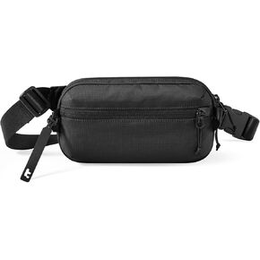 tomtoc 1.5L Sling Bag with RFID Blocking, Crossbody Bag Minimalist Chest Shoulder Pack for Men and Women, Water-resistant Lightweight Carry Casual Bag for Travel, Daily Use