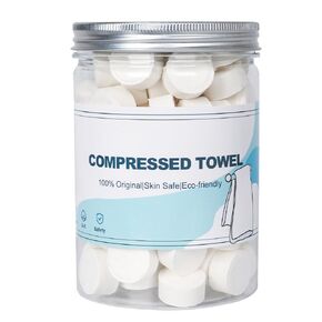 Compressed Towels,110PCS Compressed Face Towel with Carrying Case and Towel Dispenser,Disposable Magic Compressed Tissue Paper Towel Tablets Portable Mini Tissue for Travel,Sport,Camping