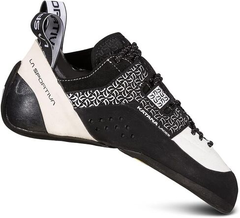 حذاء La Sportiva للسيدات Katana Lace لتسلق الصخور، أبيض/أسود، 9 in Saudi Arabia