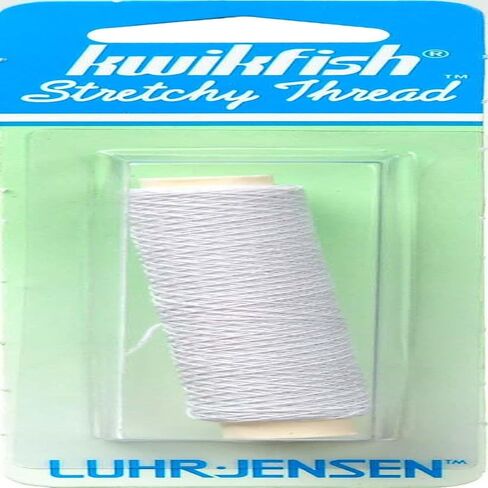 Luhr Jensen South Bend Sporting Goods Kwikfish Stretchy Thread White (9300-030-0085) in Saudi Arabia