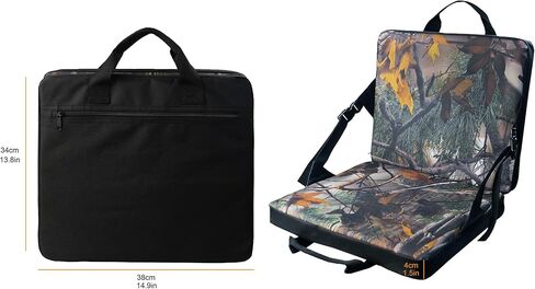 وسادة مقعد على شكل شجرة من MYDAYS، بساط إسفنجي مموه، وسادة مقعد على شكل شجرة مع مسند للظهر، رائعة للرياضات الخارجية، وحقل المغامرة، والصيد، والتخييم، والنزهة وصيد الأسماك in Kuwait