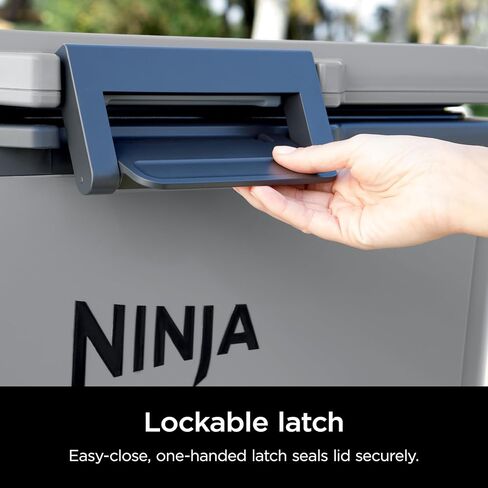 مبرد صلب FB151BL FrostVault من Ninja FB151BL مع منطقة جافة، درج تخزين جاف مدمج بدرجة حرارة الثلاجة، مبرد معزول ممتاز للخدمة الشاقة، يحافظ على الثلج لعدة أيام، أزرق ليكشور in Kuwait