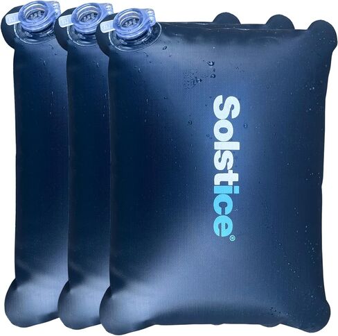 SOLSTICE COLD POD Plunge Ice Tub W/ 3 Reusable Ice Bags & Large Lid For Athletes Adults | Multi-Layered Insulation For Chillers | Outdoor & Indoor | Portable Carry Bag | 84.5 Gallon Capacity in Saudi Arabia