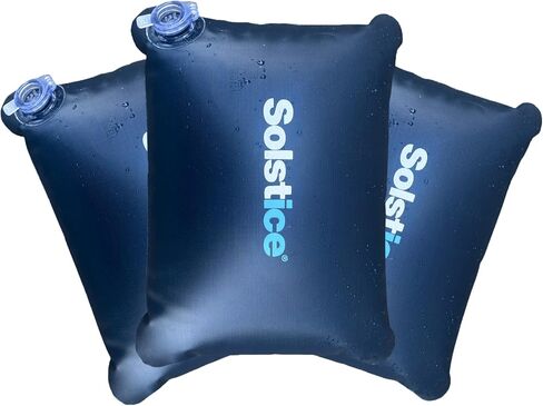 SOLSTICE COLD POD Plunge Ice Tub W/ 3 Reusable Ice Bags & Large Lid For Athletes Adults | Multi-Layered Insulation For Chillers | Outdoor & Indoor | Portable Carry Bag | 84.5 Gallon Capacity in Saudi Arabia