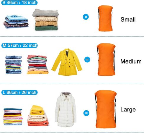 PATIKIL Compression Stuff Sack, Waterproof Sleeping Bag Storage Sack for Backpacking Camping in Kuwait
