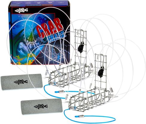 Handcrafted Castable Crab Trap for Fishing Pole, US Manufactured Premium Loops, Highly Durable Crab Trap for Crabbing Blue, Dungeness, Red & Rock Crabs (AERO) in Saudi Arabia