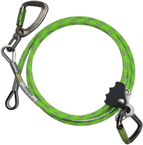 Vine Arborist Flip Line Kit Over-Braided Steel w/Aluminum Swivel Eye Made in The USA in Saudi Arabia