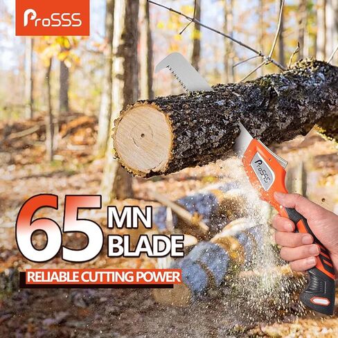 Folding Bone Meat Saw for Hunting and Butchering,1PC Replaceable Blade, 65Mn Spring Steel Blade, 3 Angles to Lock, Triple Ground Saw Teeth with A Storage Bag in Saudi Arabia