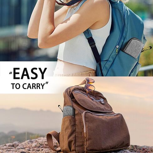 Travel Utensils Set with Splash-poof Bag, Portable Cutlery for Work, Reusable Camping Silverware Utensil, 18/0 Stainless Steel Flatware for Adult Lunch Picnic Hiking EDC Gadgets Lunch Box in Saudi Arabia