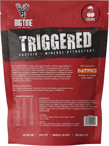 Big Tine Triggered, Protein and Mineral Attractant, Cherry, 5lbs in Saudi Arabia