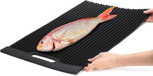 Kingrol 24 × 13.8 بوصة حصيرة فيليه السمك، حصيرة كبيرة الحجم غير قابلة للانزلاق لتقطيع تنظيف الأسماك in Kuwait