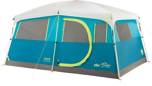 Coleman 8-Person Camping Tent with Built-in Closet | Tenaya Lake Cabin Tent with Fast Pitch Setup in Saudi Arabia