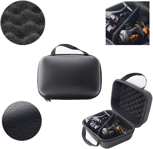Fishing Reel Bag, Portable Shockproof Waterproof Fishing Reel Protective Case for Baitcasting Drum Spinning Raft Reels(Inner size: 10.23 * 6.69 * 5.11inches) in Saudi Arabia