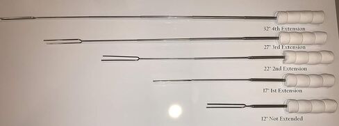 Marshmallow Roasting Sticks (Set of 2) | Reusable| Stainless Steel with Soft Touch Grip in Saudi Arabia