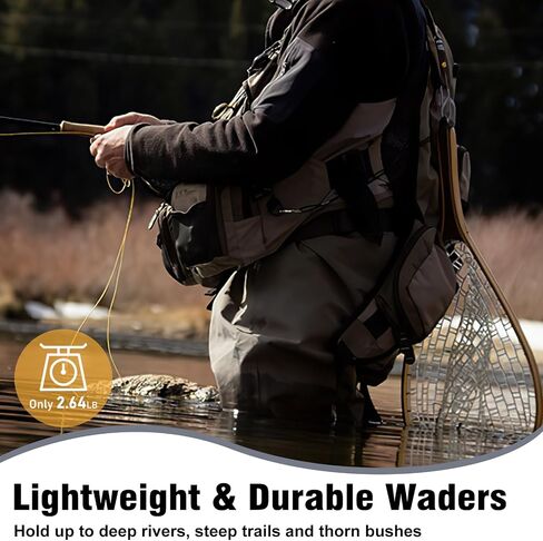 Goture Fishing Chest Wader for Men Women, Waterproof Stockingfoot Fishing & Hunting Wader, Ultra Breathable Hunting Wader in Saudi Arabia