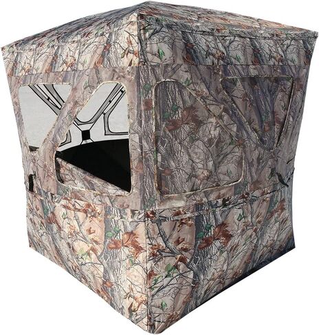 Muddy Outdoors Infinity Epic Camo Shadow Mesh Windows Black Backed Water Resistant Heavy-Duty 600 Denier Fabric Ground Blind in Saudi Arabia