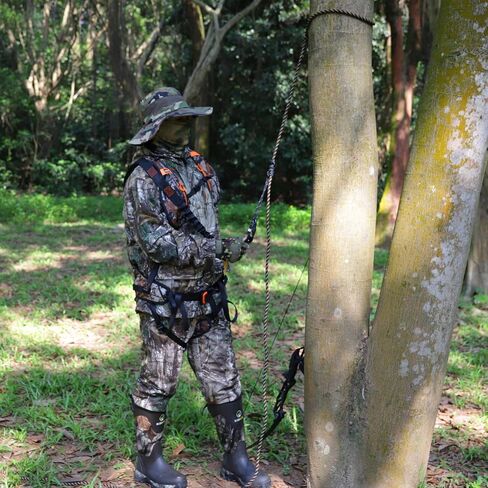 Tree Stand Safety Rope, 30FT Reflective Lifeline Hunter Safety Harness for Tree-Stand Hunting in Kuwait