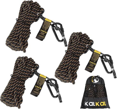 Tree Stand Safety Rope, 30FT Reflective Lifeline Hunter Safety Harness for Tree-Stand Hunting in Kuwait