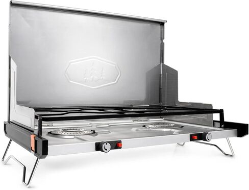 GSI Outdoors، موقد تخييم Pinnacle Pro 2 شعلة البروبان، قابل للطي ومحمول للغاية in Saudi Arabia
