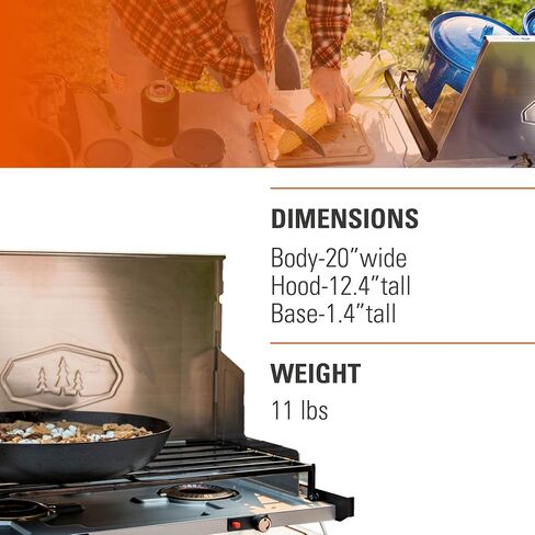 GSI Outdoors، موقد تخييم Pinnacle Pro 2 شعلة البروبان، قابل للطي ومحمول للغاية in Saudi Arabia
