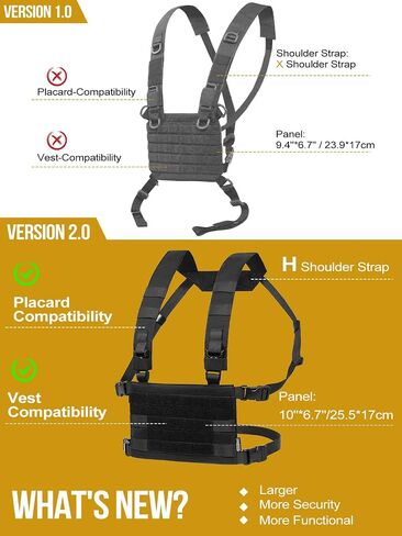 OneTigris ROC Chest Rig Tactical Modular Panel with Removable Shoulder Strap and Waist Strap in Saudi Arabia