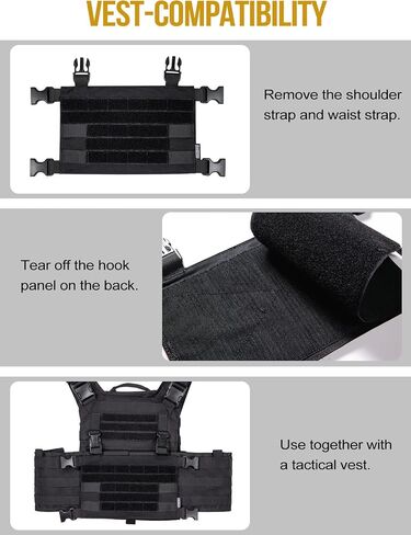 OneTigris ROC Chest Rig Tactical Modular Panel with Removable Shoulder Strap and Waist Strap in Saudi Arabia