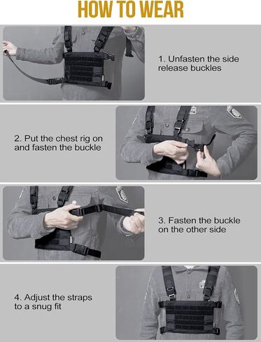 OneTigris ROC Chest Rig Tactical Modular Panel with Removable Shoulder Strap and Waist Strap in Saudi Arabia