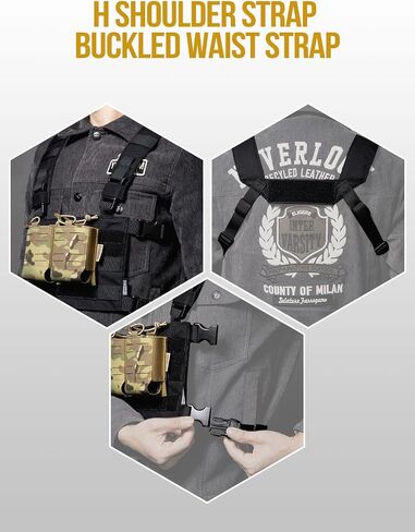 OneTigris ROC Chest Rig Tactical Modular Panel with Removable Shoulder Strap and Waist Strap in Saudi Arabia