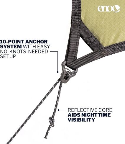 ENO - Eagles Nest Outfitters HouseFly Rain Tarp, Ultralight Camping Tarp in Kuwait
