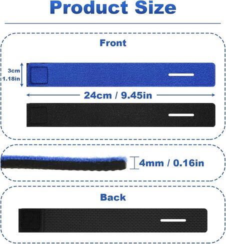 Cosmos 6 Pcs Fishing Rod Straps Fishing Pole Wrap Stretchy Pole Carrier Elastic Fishing Rod Holder Belts Fishing Tackle Ties in Saudi Arabia