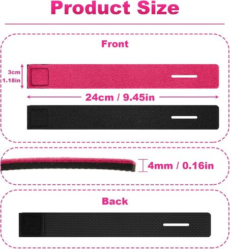 Cosmos 6 Pcs Fishing Rod Straps Fishing Pole Wrap Stretchy Pole Carrier Elastic Fishing Rod Holder Belts Fishing Tackle Ties in Saudi Arabia