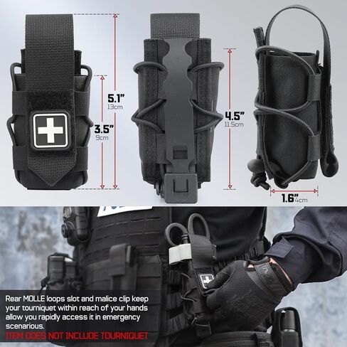 WYNEX MOLLE Tourniquet Holder, Tourniquet Pouch Holster for Duty Belt in Saudi Arabia